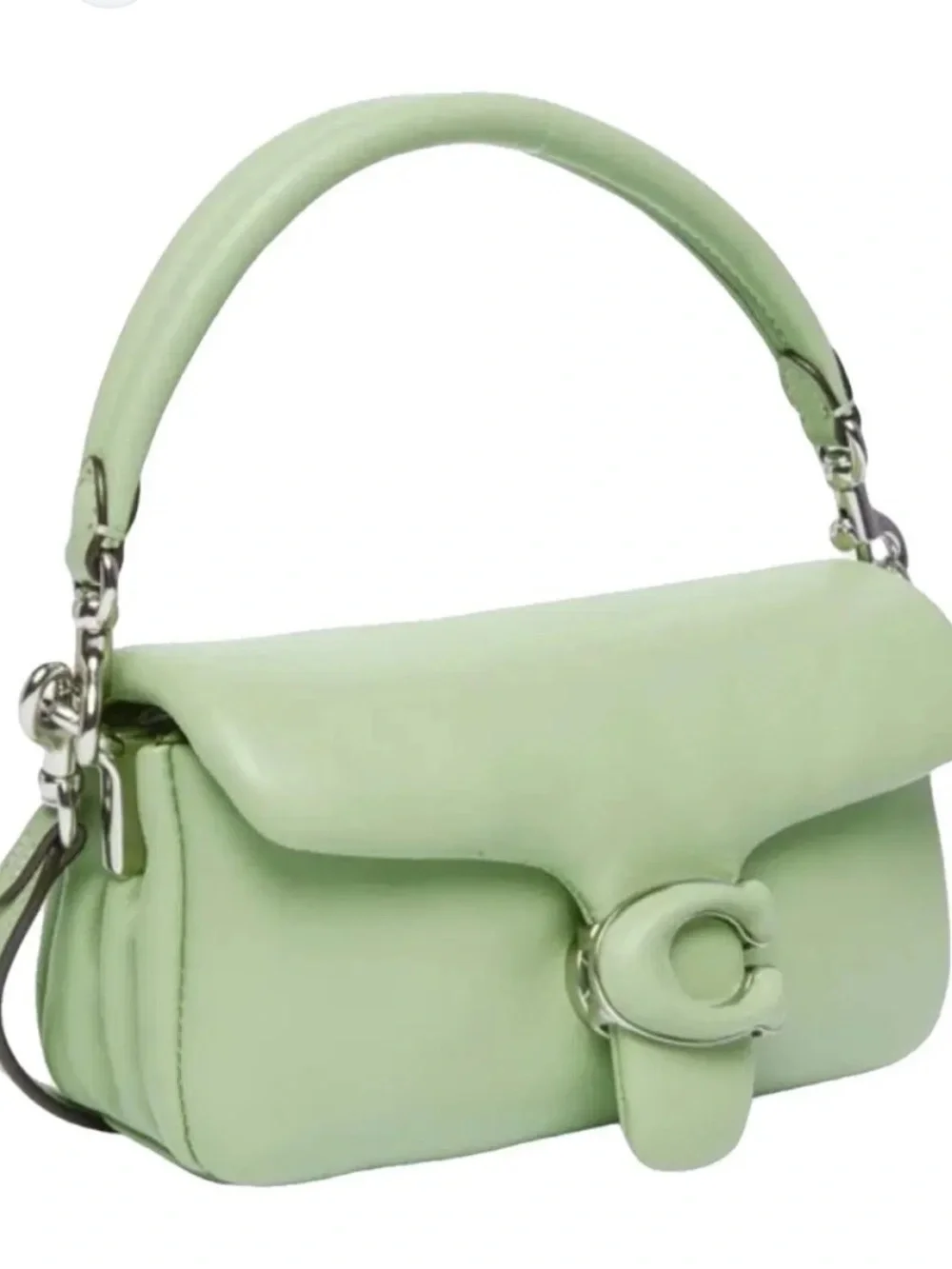 COACH pillow tabby bag 18 pistachio green Light Green purse $395 BRAND NEW